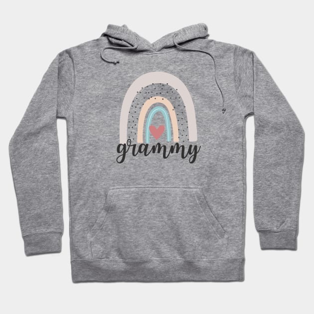 Pastel Rainbow Grammy Hoodie by Hello Sunshine